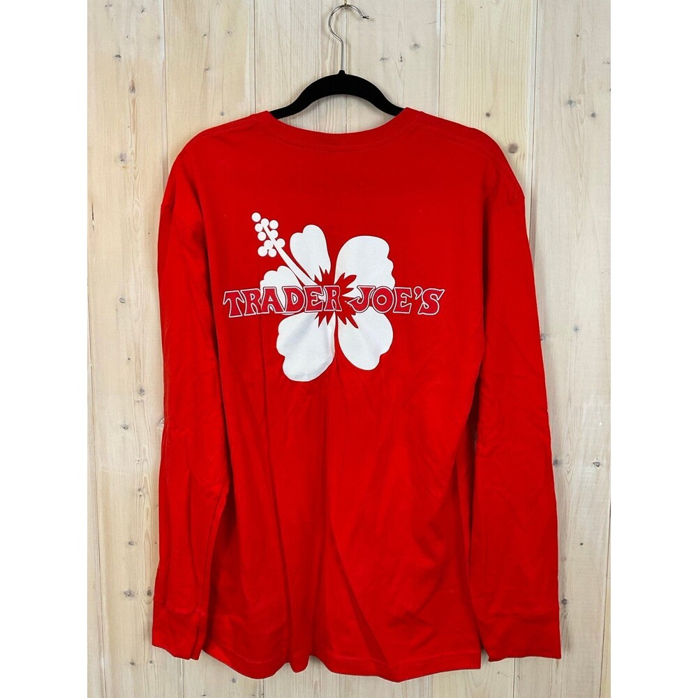 Trader Joes Uniform Employee Long Sleeve T-Shirt Unisex Size L -Lot of 3